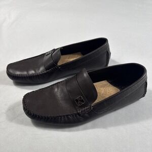 Robert Graham Grapewin RG5312S Mens 11 Brown Loafers & Slip Ons Moccasin Shoes‎